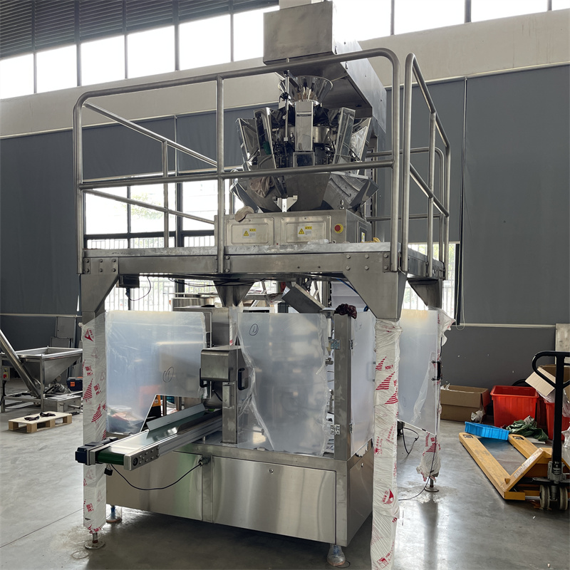 MW8-2030GT High Speed Fully Automatic Preformed Pouch Rotary Multi-Function Bag Solid Granular Packaging Machine